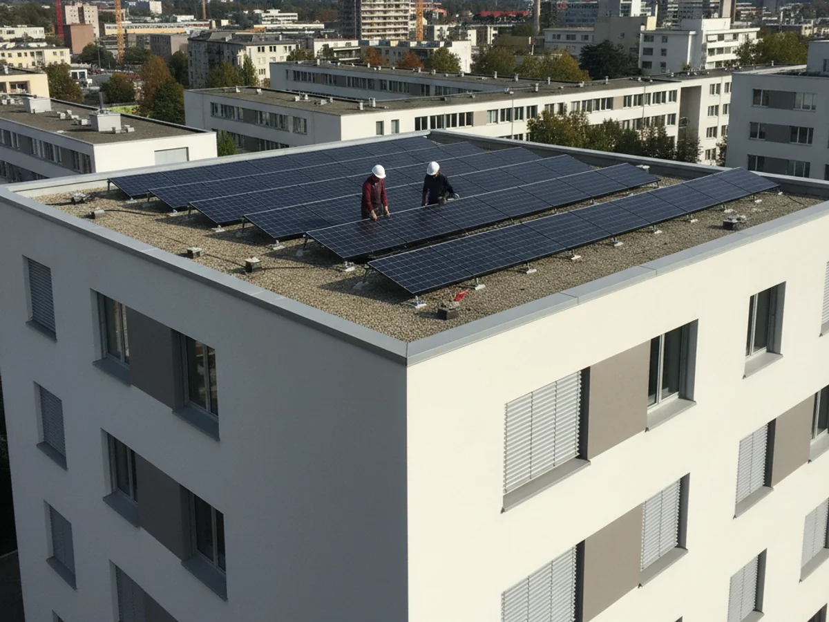 Panneaux solaires à Renens, Vaud